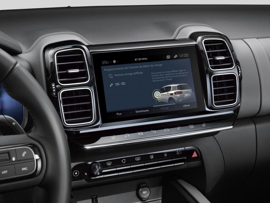 Детали интерьера Citroen C5 Aircross SUV Hybrid 2019 года  (WW) (фото 42 из 49)